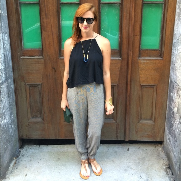 Vintage trousers + herringbone pattern - Picture 1 of 8